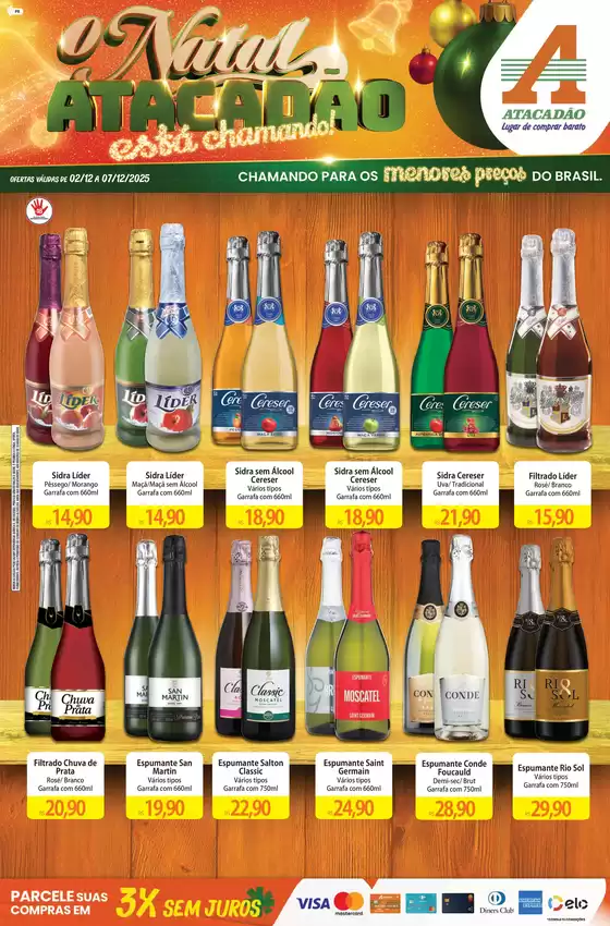 Catálogo Atacadão em Porto Alegre | Atacadão - Espumantes | 2025-12-02T00:00:00.000Z - 2025-12-07T00:00:00.000Z