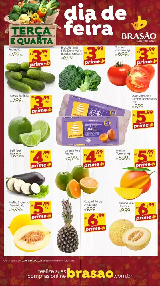 Catálogo Brasão Supermercados em Hortolândia | Terça e Quarta | 2025-12-02T00:00:00.000Z - 2025-12-03T00:00:00.000Z