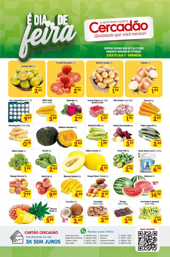 Catálogo Cercadão em Limeira | E Dia De Feira | 2025-12-03T00:00:00.000Z - 2025-12-04T00:00:00.000Z