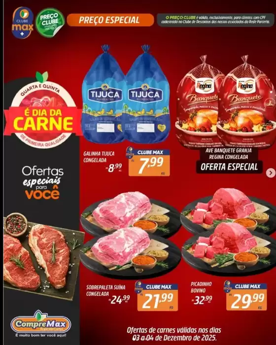 Catálogo CompreMax em Limeira | E Dia De Carne | 2025-12-03T00:00:00.000Z - 2025-12-04T00:00:00.000Z