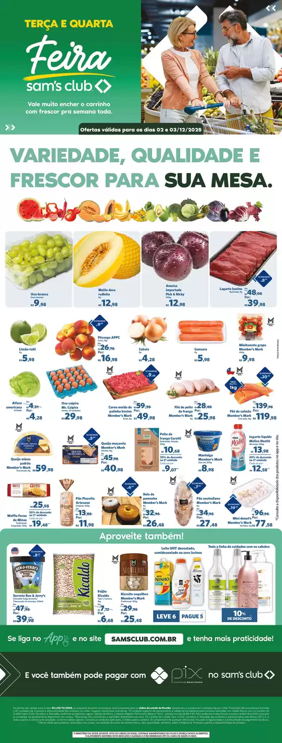 Catálogo Sam's Club em Tatuí | Pechinchas e ofertas atuais | 2025-12-03T00:00:00.000Z - 2025-12-03T00:00:00.000Z