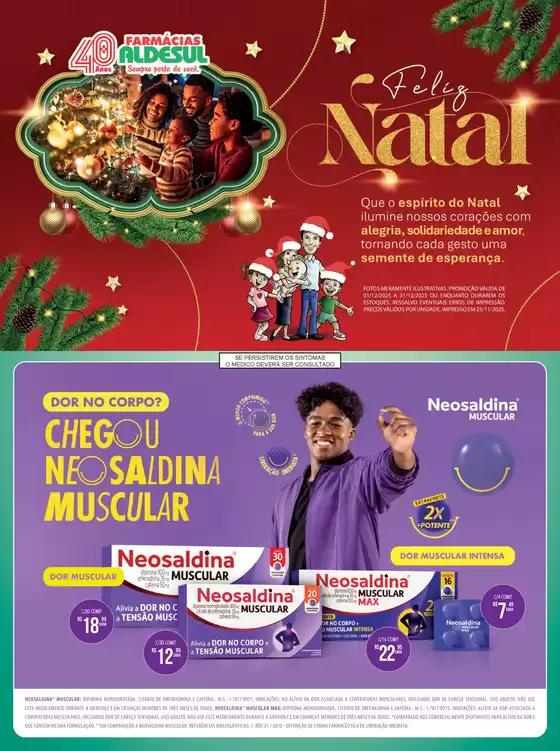 Catálogo Farmácia Aldesul |  Farmácia Aldesul Natal ! | 2025-12-03T00:00:00.000Z - 2025-12-31T00:00:00.000Z