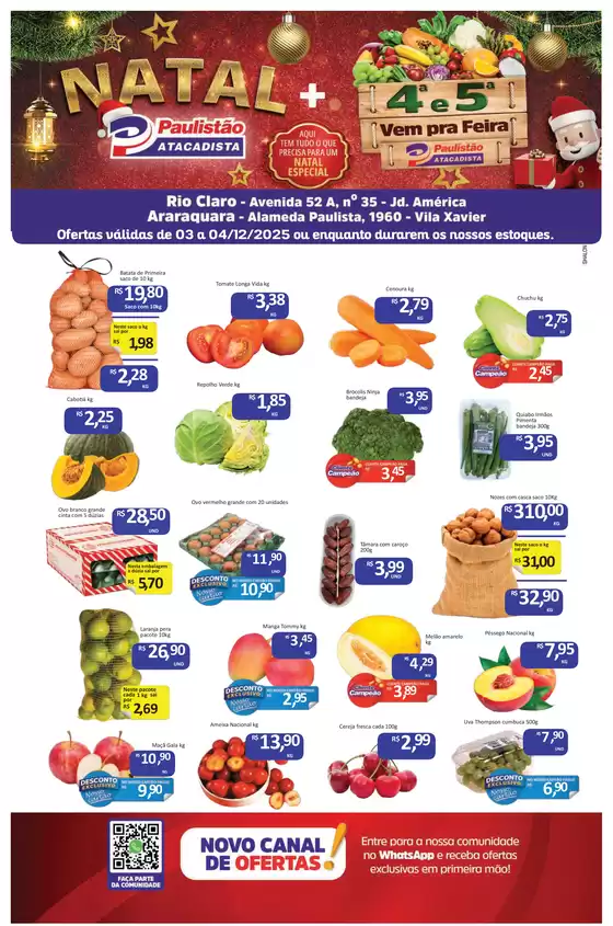 Catálogo Paulistão Atacadista em Jundiaí | Natal | 2025-12-03T00:00:00.000Z - 2025-12-04T00:00:00.000Z