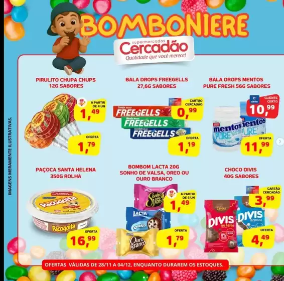 Catálogo Cercadão em Porto Alegre | Bomboniere | 2025-12-04T00:00:00.000Z - 2025-12-04T00:00:00.000Z