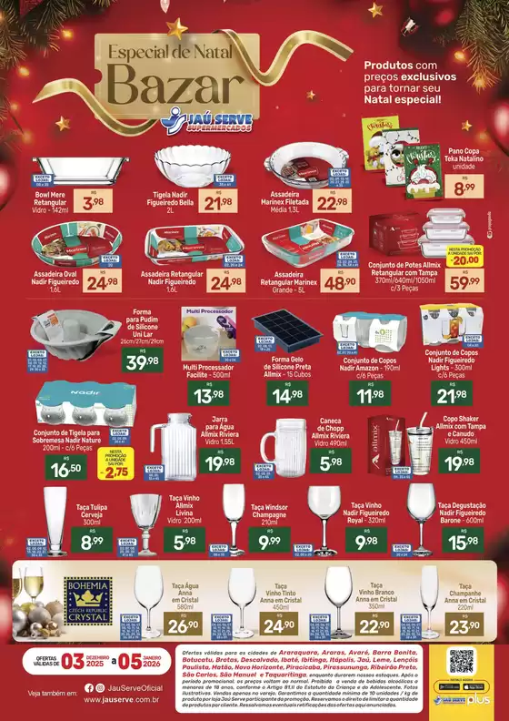 Catálogo Supermercados Jaù Serve em Porto Alegre | Especial De Natal Bazar | 2025-12-04T00:00:00.000Z - 2026-01-05T00:00:00.000Z