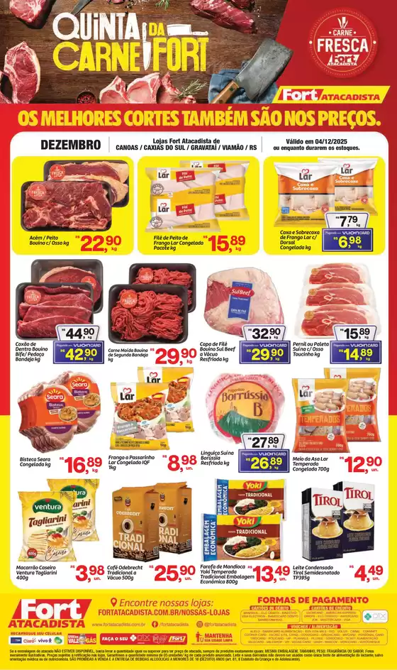 Catálogo Fort Atacadista em Carapicuíba | RS Fort Quinta da Carne 04 DEZ 25 Demais | 2025-12-04T00:00:00.000Z - 2025-12-04T00:00:00.000Z