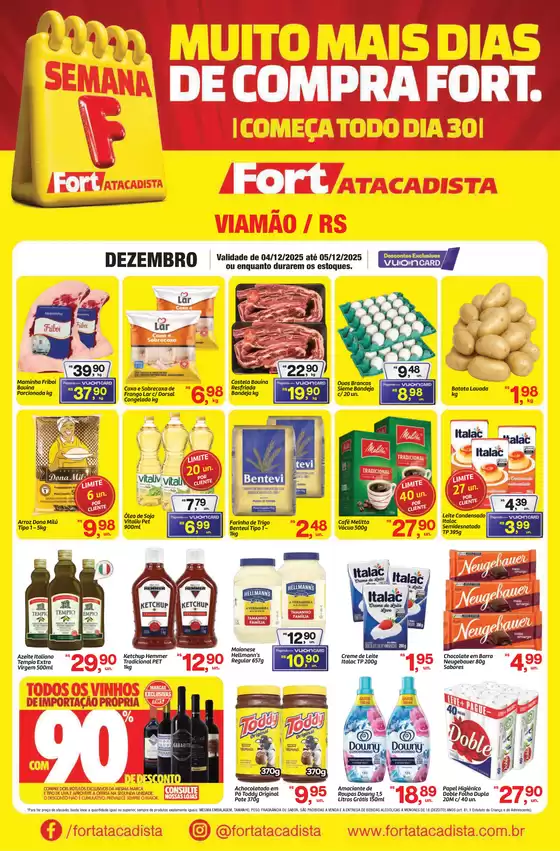Catálogo Fort Atacadista em Carapicuíba | RS Fort Especial Viamao 04 e 05 DEZ 25 | 2025-12-04T00:00:00.000Z - 2025-12-05T00:00:00.000Z
