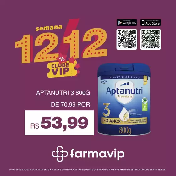 Catálogo Farmavip em Curitiba | Ofertas especiais para você | 2025-12-03T00:00:00.000Z - 2025-12-15T00:00:00.000Z