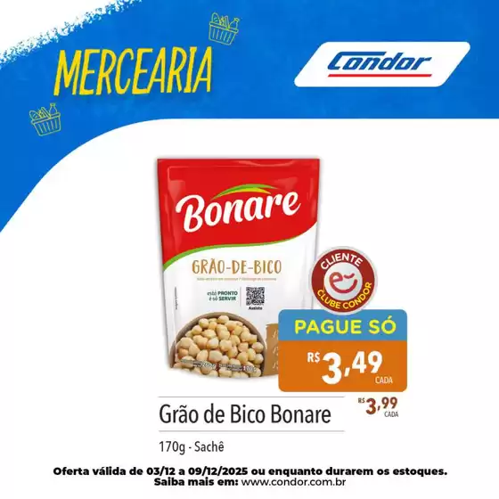 Catálogo Supermercados Condor | Descubra ofertas atraentes | 2025-12-03T00:00:00.000Z - 2025-12-09T00:00:00.000Z