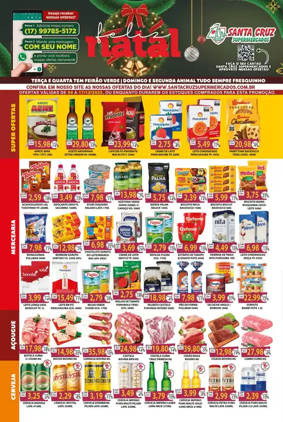 Catálogo Santa Cruz Supermercados em Santo André | Natal | 2025-12-04T00:00:00.000Z - 2025-12-17T00:00:00.000Z