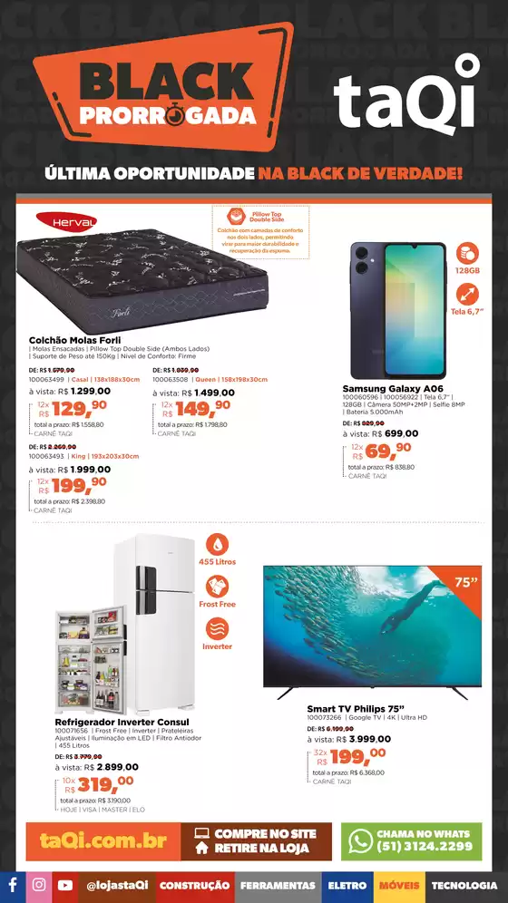 Catálogo Lojas TaQi em Campo Grande | Ofertas exclusivas para nossos clientes | 2025-12-04T00:00:00.000Z - 2025-12-07T00:00:00.000Z
