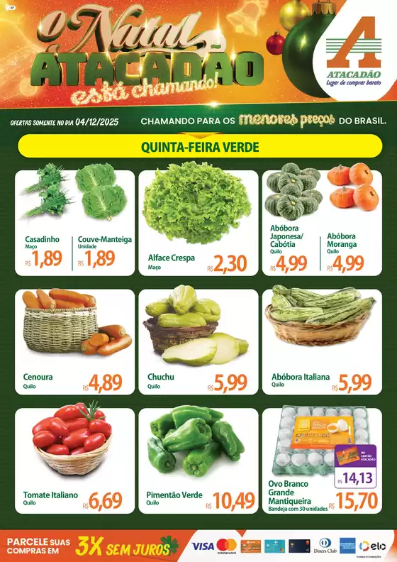 Catálogo Atacadão em Brejo Alegre | Atacadão - Hortifrúti | 2025-12-04T00:00:00.000Z - 2025-12-04T00:00:00.000Z