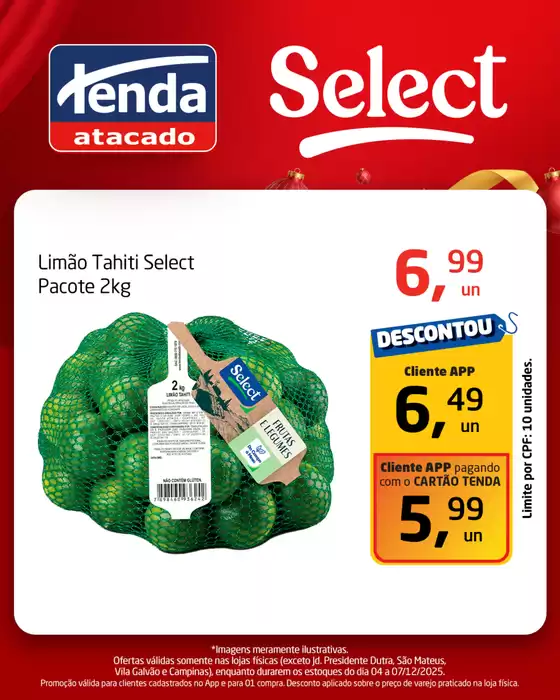 Catálogo Tenda Atacado em Sobral | Linha Select | 2025-12-04T00:00:00.000Z - 2025-12-07T00:00:00.000Z