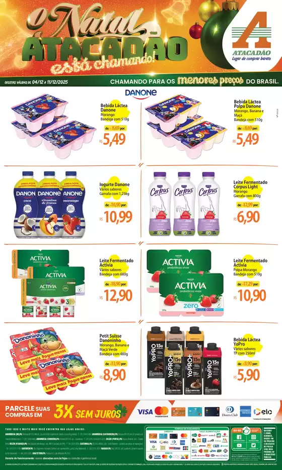 Catálogo Atacadão em Duartina | Atacadão - Iogurtes | 2025-12-04T00:00:00.000Z - 2025-12-11T00:00:00.000Z