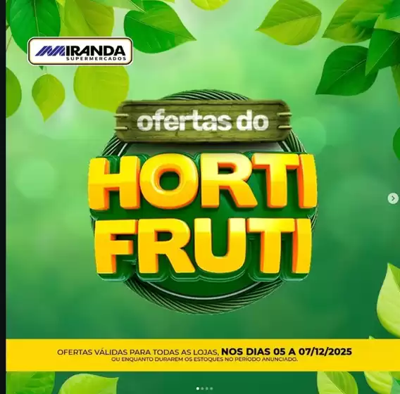 Catálogo Miranda Supermercados em Cotia | Hortifruti  | 2025-12-05T00:00:00.000Z - 2025-12-07T00:00:00.000Z