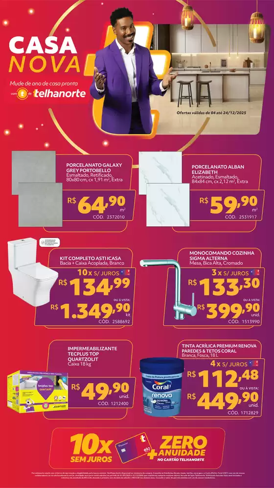 Catálogo Telhanorte em Gaspar | Tabloide Casa Nova Telhanorte | 2025-12-05T00:00:00.000Z - 2025-12-24T00:00:00.000Z