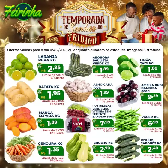 Catálogo Supermercados Tridico em Congonhas | Feirinha  | 2025-12-05T00:00:00.000Z - 2025-12-05T00:00:00.000Z