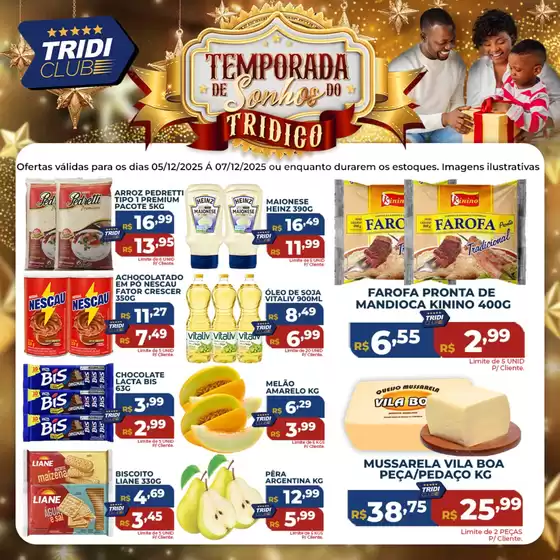 Catálogo Supermercados Tridico em Congonhas | Tridiclub | 2025-12-05T00:00:00.000Z - 2025-12-07T00:00:00.000Z