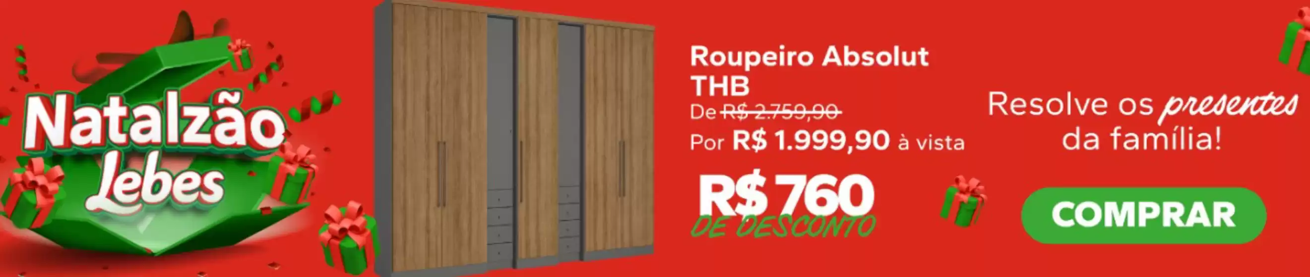 Catálogo Lojas Lebes em Santos Dumont | Natalzão Lebes | 2025-12-05T00:00:00.000Z - 2025-12-25T00:00:00.000Z