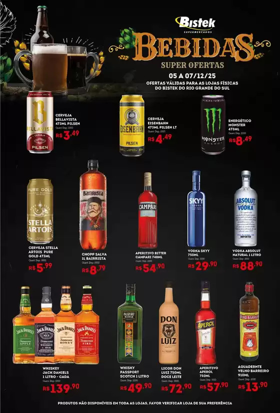 Catálogo Bistek Supermercados em Santo André | Ótima oferta para todos os clientes | 2025-12-05T00:00:00.000Z - 2025-12-07T00:00:00.000Z