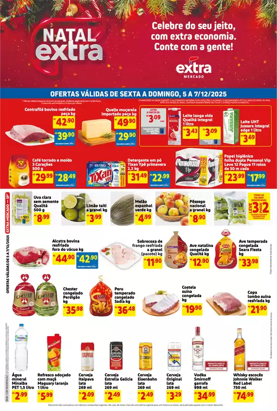Catálogo Extra em Santo Anastácio | Nossas melhores pechinchas | 2025-12-05T00:00:00.000Z - 2025-12-07T00:00:00.000Z