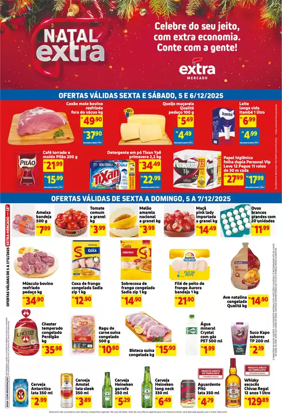 Catálogo Extra em Santo Anastácio | Nossas melhores ofertas para você | 2025-12-05T00:00:00.000Z - 2025-12-07T00:00:00.000Z