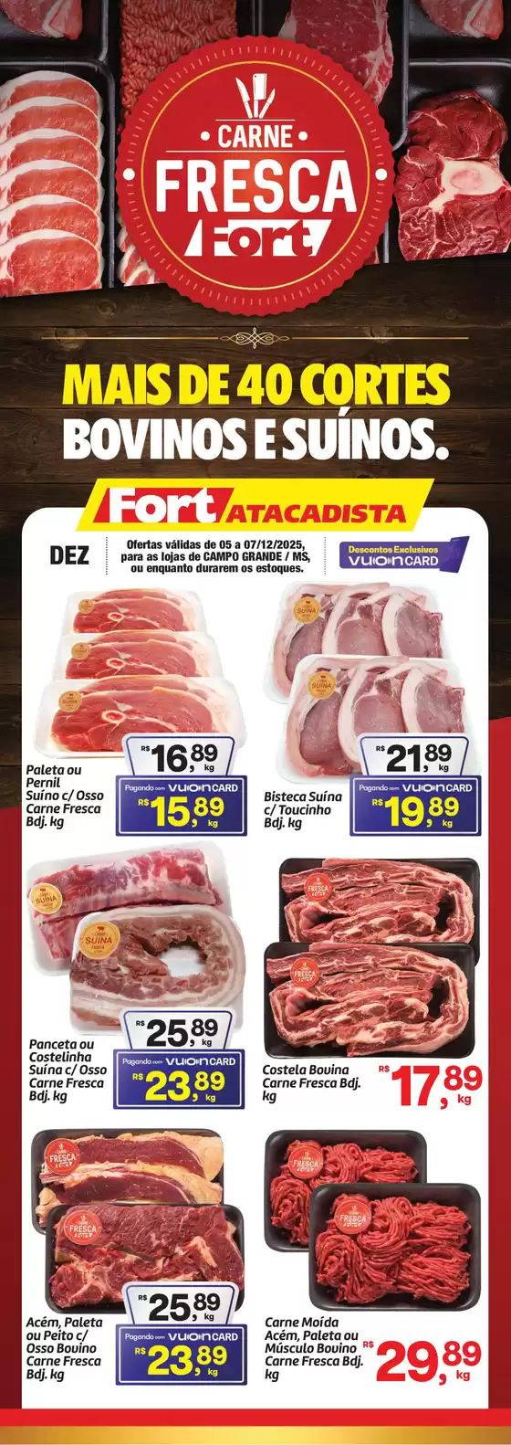 Catálogo Fort Atacadista em Caiuá | Descontos e promoções | 2025-12-05T00:00:00.000Z - 2025-12-07T00:00:00.000Z