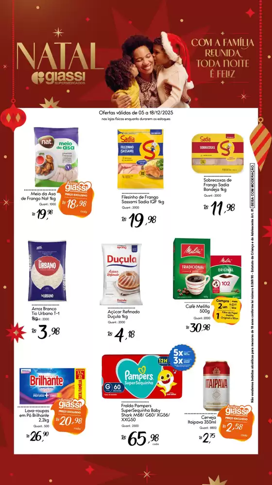 Catálogo Giassi Supermercados | Encarte Giassi | 2025-05-01T00:00:00.000Z - 2025-12-18T00:00:00.000Z