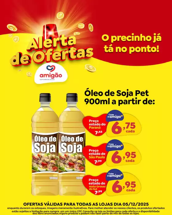 Catálogo Amigão Supermercados em Cacoal | Alerta De Ofertas | 2025-12-05T00:00:00.000Z - 2025-12-06T00:00:00.000Z
