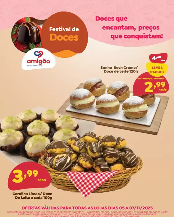 Catálogo Amigão Supermercados em Cacoal | Festival de Dolces | 2025-12-05T00:00:00.000Z - 2025-12-07T00:00:00.000Z