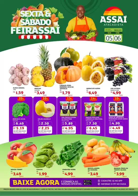 Catálogo Assaí Atacadista em Cacoal | Ampla seleção de ofertas | 2025-12-05T00:00:00.000Z - 2025-12-06T00:00:00.000Z