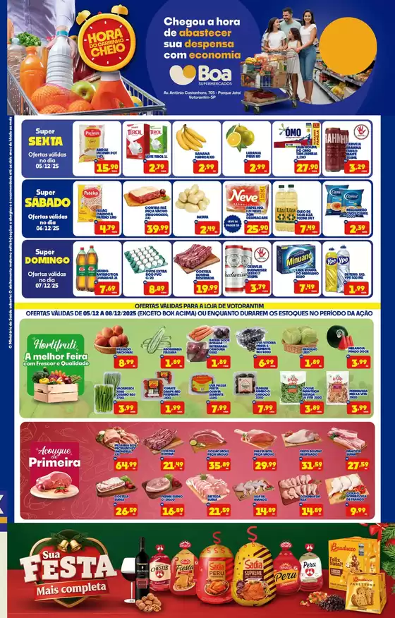Catálogo Boa Supermercados em Cacoal | Hora Do Carrinho Cheio | 2025-12-05T00:00:00.000Z - 2025-12-08T00:00:00.000Z