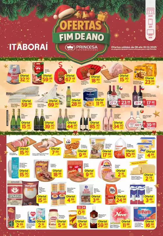 Catálogo Princesa Supermercados em Contagem | Ofertas Fim de Ano Itaborai - 08 a 10/12 | 2025-12-08T00:00:00.000Z - 2025-12-11T00:00:00.000Z
