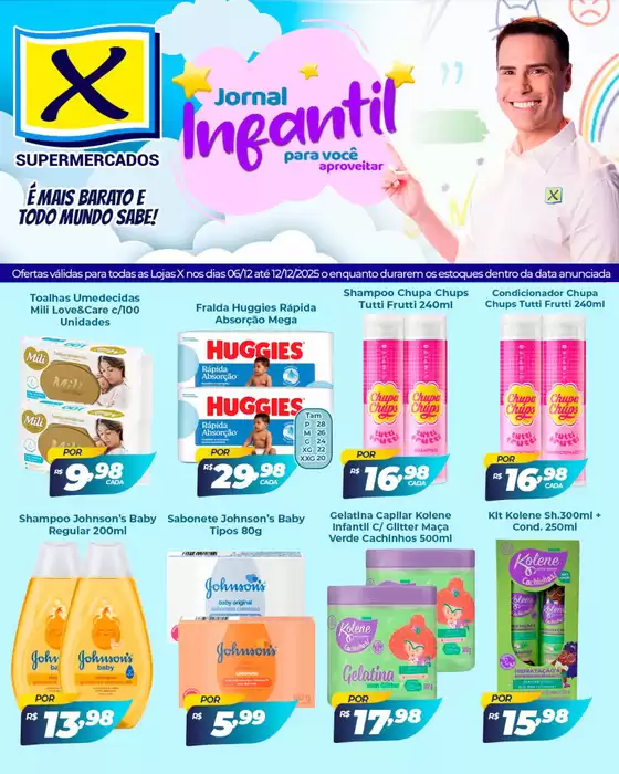 Catálogo X Supermercados em Recife | Jornal Infantil | 2025-12-09T00:00:00.000Z - 2025-12-12T00:00:00.000Z