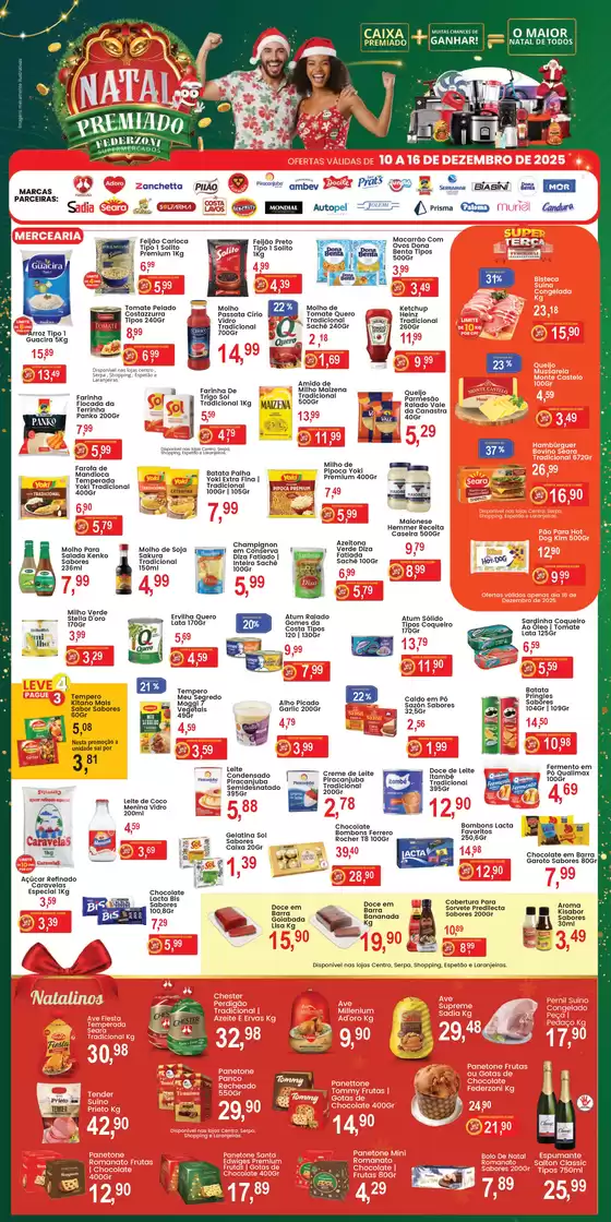 Catálogo Federzoni Supermercados em Bicas | Natal Premiado | 2025-12-10T00:00:00.000Z - 2025-12-16T00:00:00.000Z