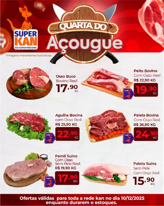 Catálogo Super Kan em Bicas | Quarta Do Açougue | 2025-12-10T00:00:00.000Z - 2025-12-10T00:00:00.000Z
