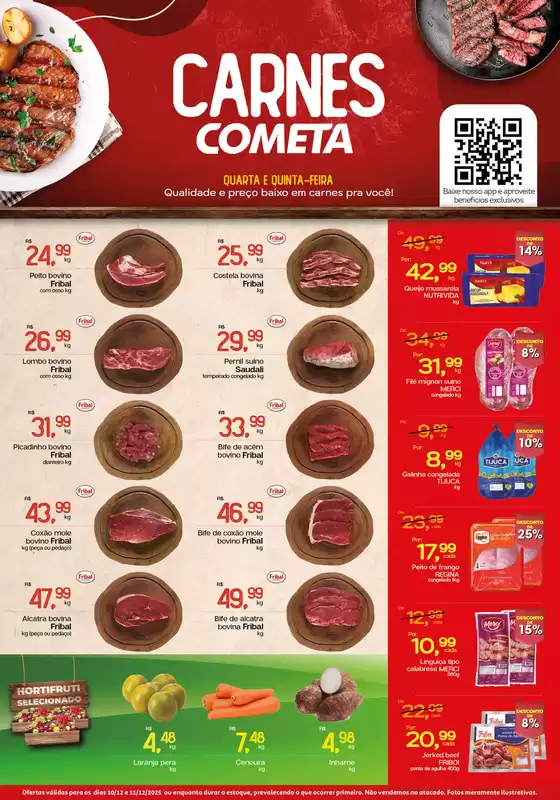 Catálogo Cometa Supermercados em São Bernardo do Campo | Carnes Cometa | 2025-12-10T00:00:00.000Z - 2025-12-11T00:00:00.000Z