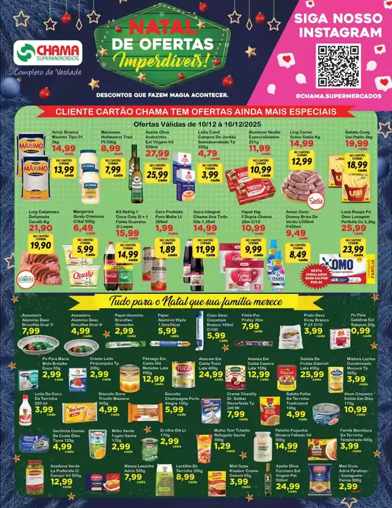 Catálogo Chama Supermercados em São Bernardo do Campo | Tabloide de Ofertas Supermercado Chama | 2025-12-10T00:00:00.000Z - 2025-12-16T00:00:00.000Z