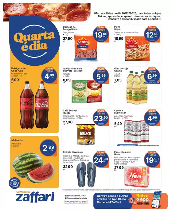 Catálogo Comercial Zaffari em São Paulo | QUARTA É DIA | 2025-12-10T00:00:00.000Z - 2025-12-10T00:00:00.000Z