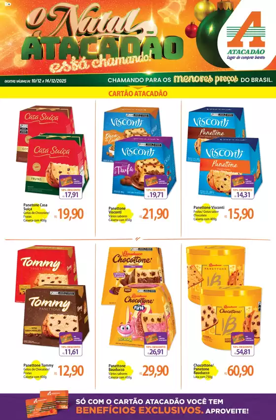 Catálogo Atacadão em Indaiatuba | Atacadão - Cartão Atacadão | 2025-12-10T00:00:00.000Z - 2025-12-14T00:00:00.000Z