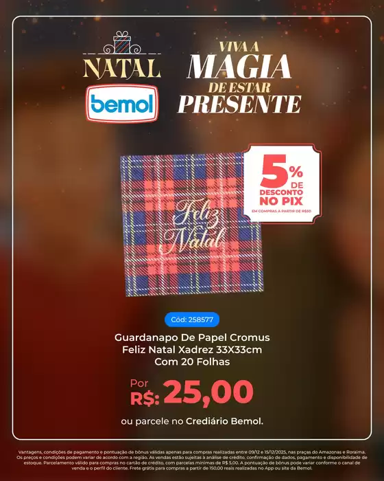 Catálogo Lojas Bemol | Encarte Lojas Bemol | 2025-09-12T00:00:00.000Z - 2025-12-15T00:00:00.000Z