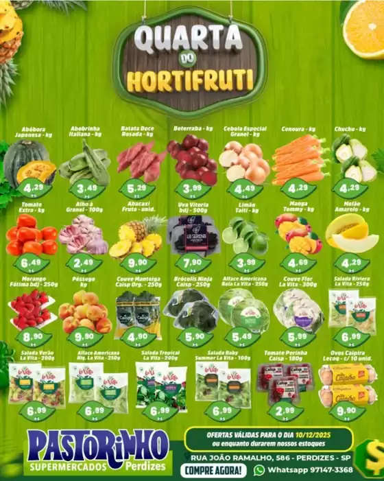 Catálogo Supermercado Pastorinho em Fortaleza | Nossas melhores pechinchas | 2025-12-10T00:00:00.000Z - 2025-12-10T00:00:00.000Z