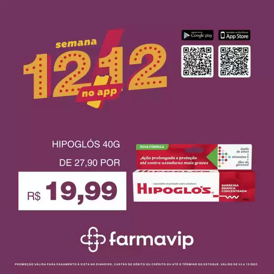 Catálogo Farmavip | Ampla seleção de ofertas | 2025-12-03T00:00:00.000Z - 2025-12-15T00:00:00.000Z