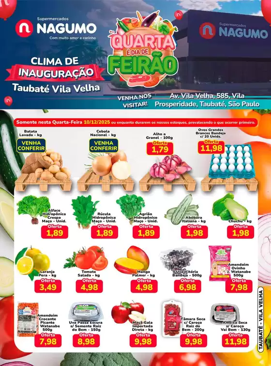 Catálogo Nagumo em São Paulo | Quarta do Feirão | 2025-12-10T00:00:00.000Z - 2025-12-10T00:00:00.000Z