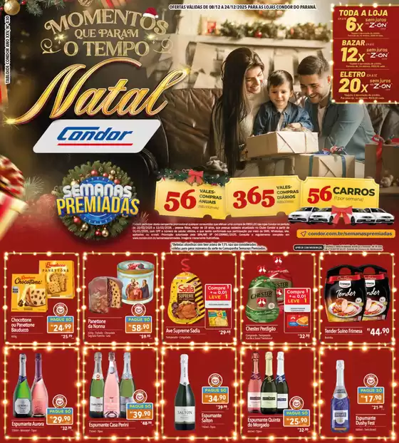 Catálogo Supermercados Condor em São João Nepomuceno | Encarte Supermercados Condor | 2025-12-08T00:00:00.000Z - 2025-12-24T00:00:00.000Z