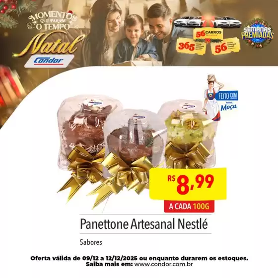 Catálogo Supermercados Condor em São João Nepomuceno | Ofertas para caçadores de pechinchas | 2025-09-12T00:00:00.000Z - 2025-12-12T00:00:00.000Z