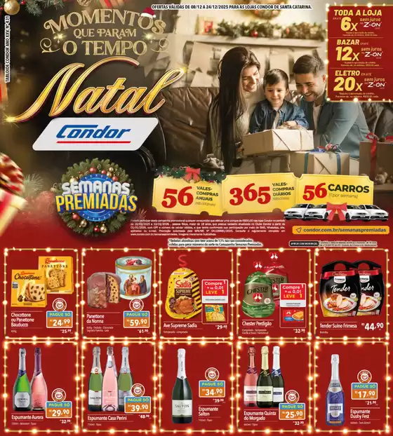 Catálogo Supermercados Condor em São João Nepomuceno | Economize agora com nossas ofertas | 2025-12-08T00:00:00.000Z - 2025-12-24T00:00:00.000Z