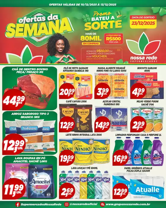 Catálogo Nossa Rede Supermercados em Cocal do Sul | Ofertas Da Semana | 2025-12-10T00:00:00.000Z - 2025-12-13T00:00:00.000Z