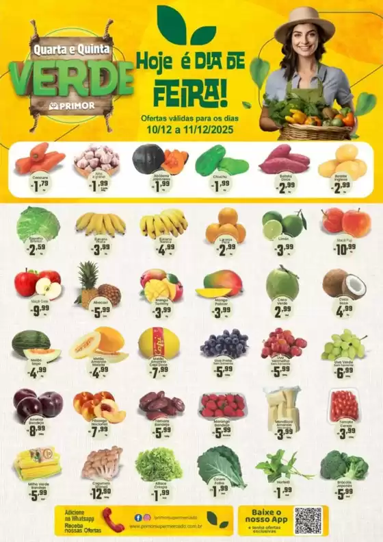 Catálogo Primor Supermercado em Cocal do Sul | Quarta e Quinta Verde | 2025-12-10T00:00:00.000Z - 2025-12-11T00:00:00.000Z