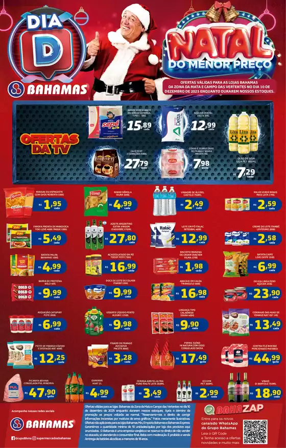 Catálogo Bahamas Supermercados em Cocal do Sul | Dia D | 2025-12-10T00:00:00.000Z - 2025-12-10T00:00:00.000Z